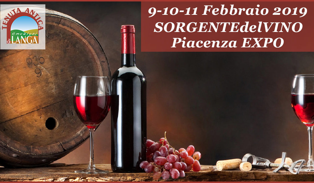 9-10-11 Febbraio | SORGENTIdelVINO LIVE2019 | Piacenza EXPO