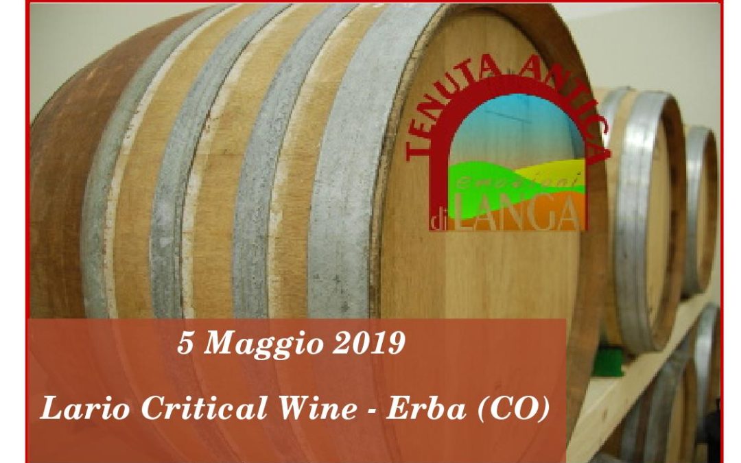 5 Maggio – Lario Critical Wine