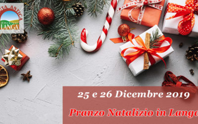 25 e 26 Dicembre – Pranzo Natalizio 2019